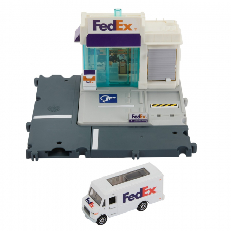 Matchbox - Set Action Drivers Centrul de Colete FedEx  [4]