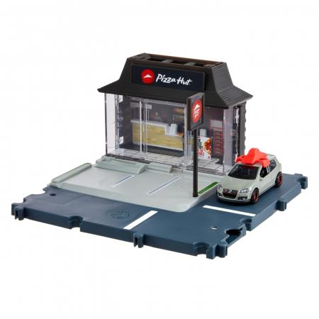 Matchbox - Set Action Drivers Pizza Hut [2]
