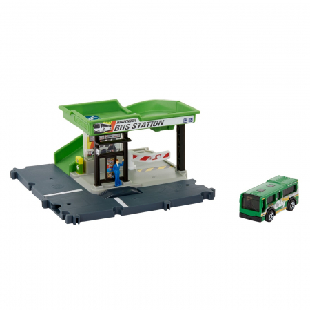 Matchbox - Set Action Drivers Stația de Autobuz  [1]