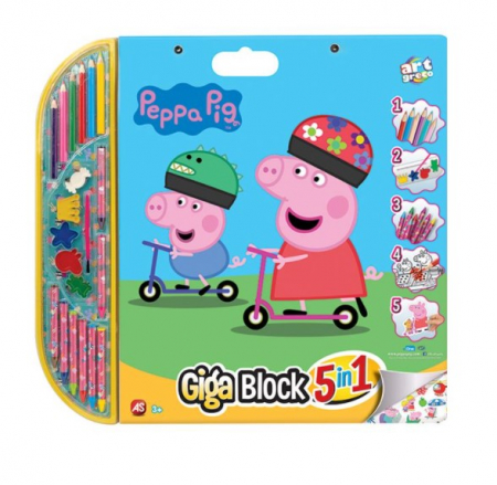 Jocuri si articole copii - Mega Bloc de desen cu accesorii incluse