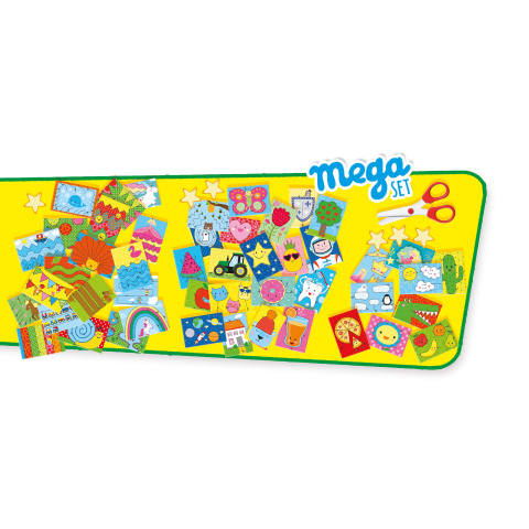 Mega set creativ pntru copii - Invat sa folosesc foarfeca set mare,3-6 ani [2]