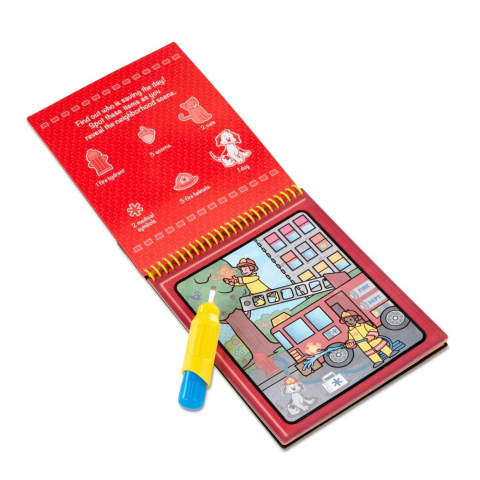 MELISSA AND DOUG CARTE DE COLORAT VEHICULE REUTILIZABILA CU APA WATER WOW [1]