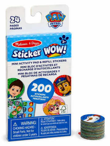 Jucarii de rol - MELISSA AND DOUG STICKER WOW PATRULA CATELUSILOR MINI SET DE ACTIVITATI SI AUTOCOLANTE