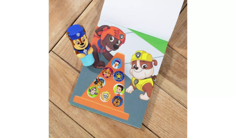 MELISSA AND DOUG STICKER WOW PATRULA CATELUSILOR SET DE JOACA AUTOCOLANTE SI STAMPILA CHASE [6]