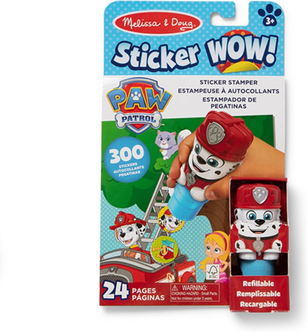 Jucarii de rol - MELISSA AND DOUG STICKER WOW PATRULA CATELUSILOR SET DE JOACA AUTOCOLANTE SI STAMPILA MARSHALL