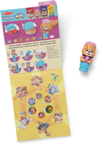 MELISSA AND DOUG STICKER WOW PATRULA CATELUSILOR SET DE JOACA AUTOCOLANTE SI STAMPILA SKYE [1]