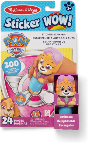 Jucarii de rol - MELISSA AND DOUG STICKER WOW PATRULA CATELUSILOR SET DE JOACA AUTOCOLANTE SI STAMPILA SKYE