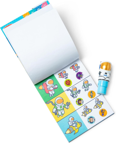 MELISSA AND DOUG STICKER WOW SET DE JOACA AUTOCOLANTE SI STAMPILA ASTRONAUT [1]