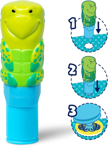 MELISSA AND DOUG STICKER WOW SET DE JOACA  AUTOCOLANTE SI STAMPILA BROASCA TESTOASA [7]