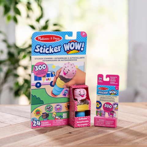 MELISSA AND DOUG STICKER WOW SET DE JOACA AUTOCOLANTE SI STAMPILA INGHETATA [8]