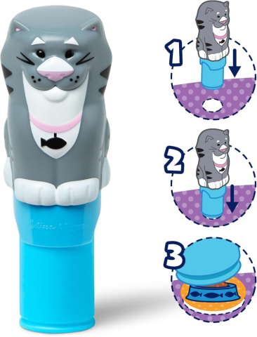 MELISSA AND DOUG STICKER WOW SET DE JOACA  AUTOCOLANTE SI STAMPILA PISICA [8]