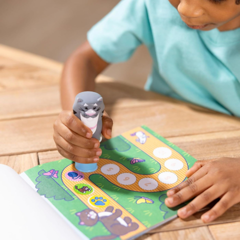 MELISSA AND DOUG STICKER WOW SET DE JOACA  AUTOCOLANTE SI STAMPILA PISICA [4]