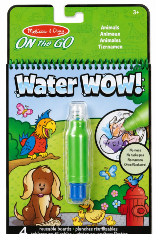 Jucarii de rol - MELISSA AND DOUG WATER WOW CARTE DE COLORAT ANIMALE CU APA