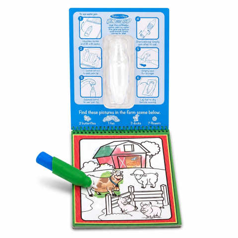 MELISSA AND DOUG WATER WOW CARTE DE COLORAT ANIMALE CU APA [1]