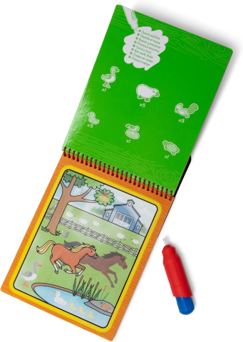 MELISSA AND DOUG WATER WOW CARTE DE COLORAT FERMA [1]