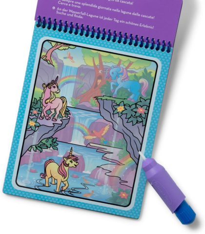 MELISSA AND DOUG WATER WOW CARTE DE COLORAT UNICORNI CU APA [6]