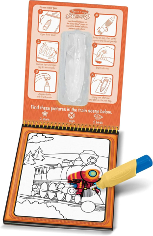 MELISSA AND DOUG WATER WOW CARTE DE COLORAT VEHICULE CU APA [1]