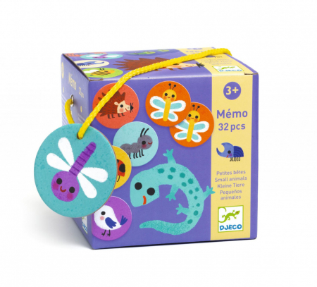Jocuri si Jucarii Educative - Memo animale mici Djeco