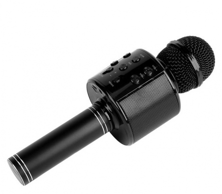 Microfon pentru karaoke fără fir, 4 ore autonomie acumulator [1]
