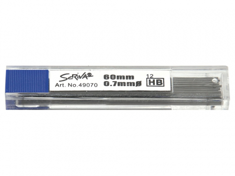 Creioane si accesorii - Mină Scriva pentru creion mecanic 0,7, 12 buc
