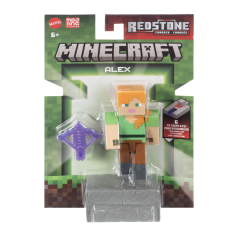MINECRAFT CRAFT A BLOCK FIGURINA ALEX 8CM [0]