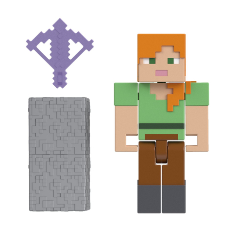 MINECRAFT CRAFT A BLOCK FIGURINA ALEX 8CM [1]