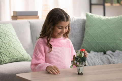 MINECRAFT CRAFT A BLOCK FIGURINA BOGGED 8CM [2]