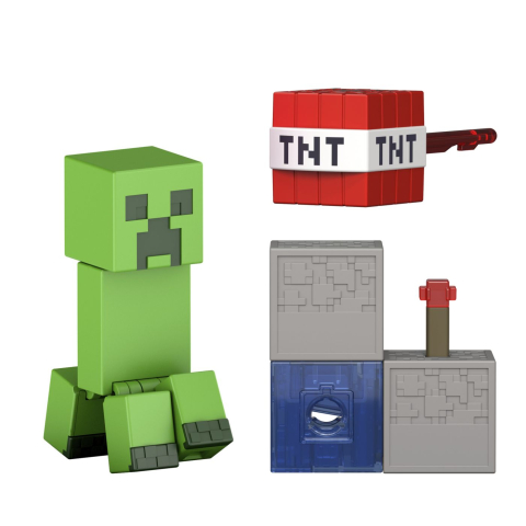 MINECRAFT CRAFT A BLOCK FIGURINA CREEPER 8CM [1]