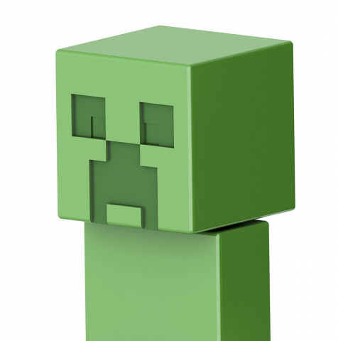 MINECRAFT CRAFT A BLOCK FIGURINA CREEPER 8CM [4]