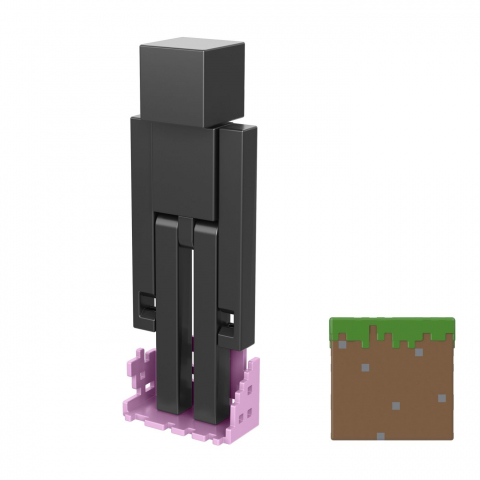 MINECRAFT CRAFT A BLOCK FIGURINA ENDERMAN 8CM [5]
