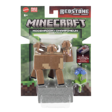 MINECRAFT CRAFT A BLOCK FIGURINA MOOSHROOM 8CM [0]