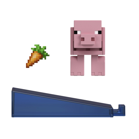 MINECRAFT CRAFT A BLOCK FIGURINA PIG 8CM [1]