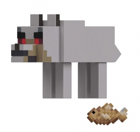 Minecraft Craft A Block Figurina Stronghold Hostile Wolf 8Cm [2]