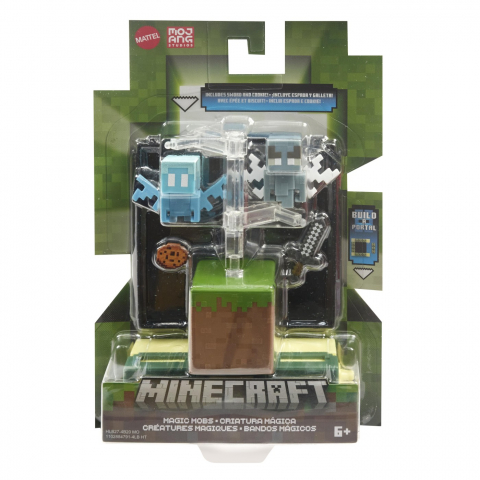 Figurine cu eroi si personaje - Minecraft Craft A Block Figurina Stronghold Magio Mobs 8Cm