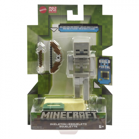 Figurine cu eroi si personaje - Minecraft Craft A Block Figurina Stronghold Skeleton 8Cm