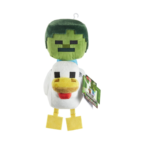 Jocuri si articole copii - MINECRAFT FIGURINA DE PLUS CHICKEN JOCKEY 20CM