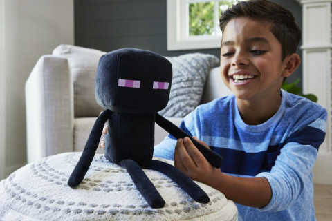 MINECRAFT FIGURINA DE PLUS ENDERMAN 20CM [2]