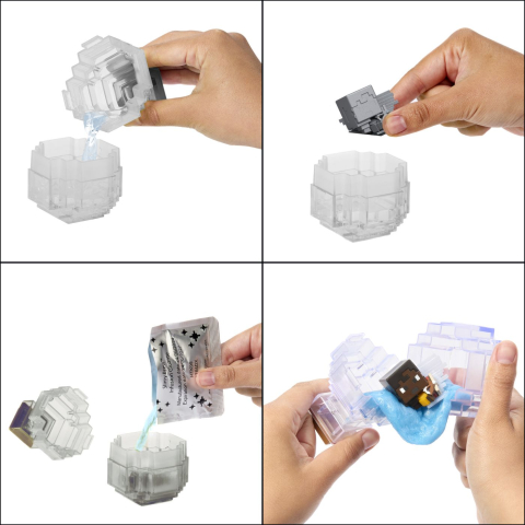 MINECRAFT MINI MODE SET EXPLORARE MINIERA PREPARAREA POTIUNILOR ALB [5]