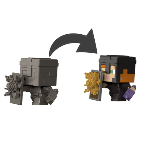 MINECRAFT MINI MODE SET EXPLORARE MINIERA PREPARAREA POTIUNILOR GALBEN [1]