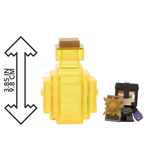 MINECRAFT MINI MODE SET EXPLORARE MINIERA PREPARAREA POTIUNILOR GALBEN [8]