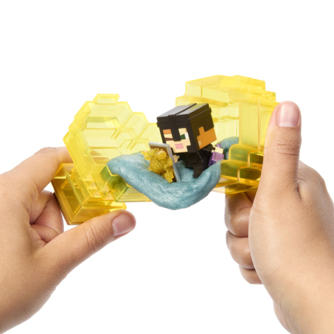 MINECRAFT MINI MODE SET EXPLORARE MINIERA PREPARAREA POTIUNILOR GALBEN [7]