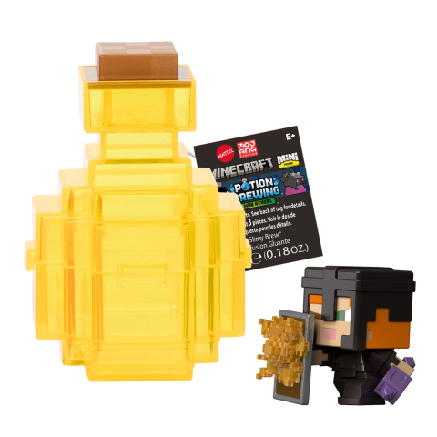 Seturi de constructie - MINECRAFT MINI MODE SET EXPLORARE MINIERA PREPARAREA POTIUNILOR GALBEN