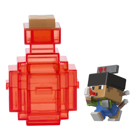 MINECRAFT MINI MODE SET EXPLORARE MINIERA PREPARAREA POTIUNILOR ROSU [2]