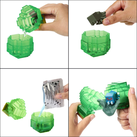MINECRAFT MINI MODE SET EXPLORARE MINIERA PREPARAREA POTIUNILOR VERDE [6]