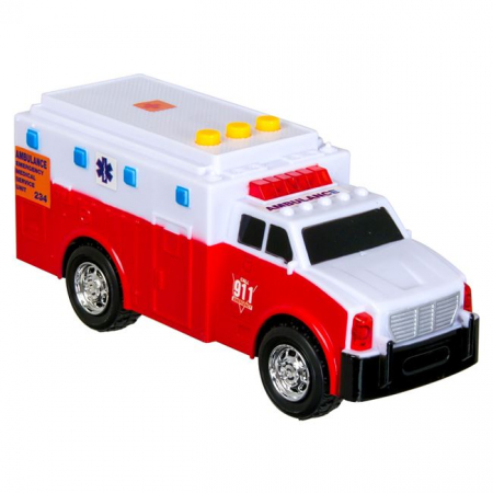 Masinute si vehicule cu telecomanda - Mini ambulanță sunet și lumini