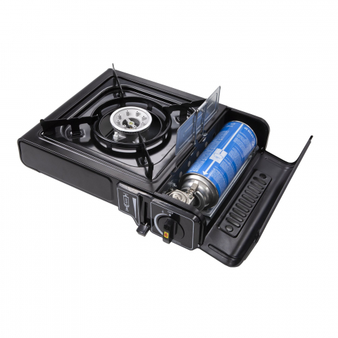 Mini arazator cu un ochi pentru camping, otel si fonta,1.9 kw, 340 x 280 x 125 mm [1]