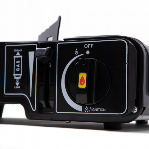 Mini arazator cu un ochi pentru camping, otel si fonta,1.9 kw, 340 x 280 x 125 mm [2]