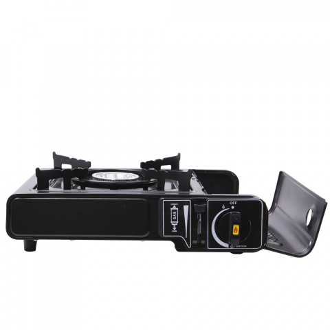 Sport & Activitati in aer liber - Mini arazator cu un ochi pentru camping, otel si fonta,1.9 kw, 340 x 280 x 125 mm