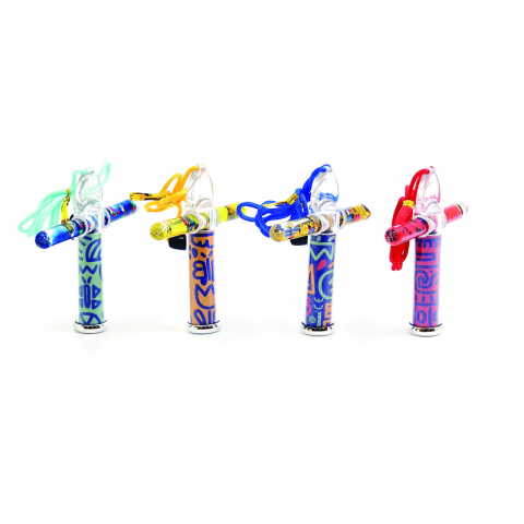 Mini caleidoscop cu tub lichid,model O lume colorata,10x10x2 cm [4]