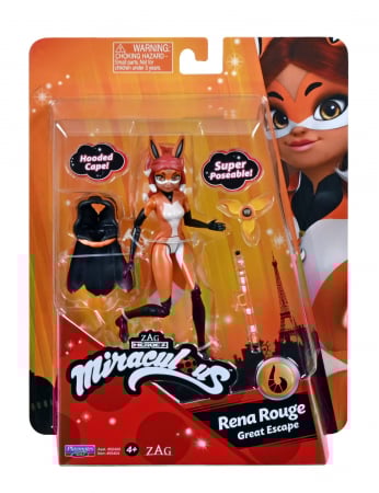Papusi & accesorii - Miraculos buburuza figurina rena rouge 12cm